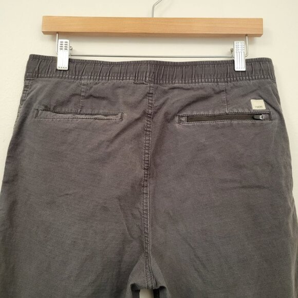 Vuori Women's Ripstop Wide Leg Cropped Drawstring Pants Size Large Gray DEFECT - Picture 5 of 12